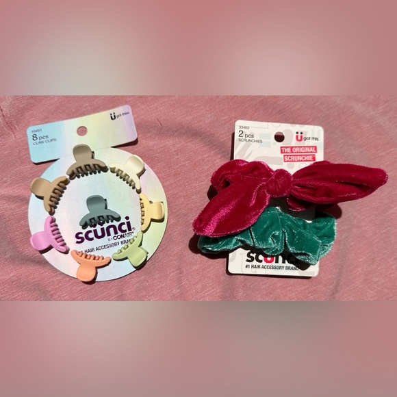 đâ¨NWT⨠Scunci: Kids Hair Scrunchies & Clipsđ - Picture 2 of 6